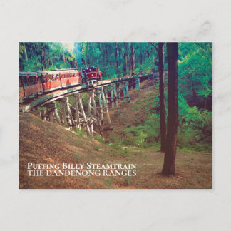 Carte Postale Puffing Billy Steamtrain, Dandenong Ranges