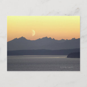 Carte Postale Puget Sound Moonset