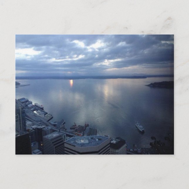 Carte Postale Puget Sound Seattle Washington (Devant)