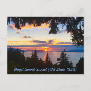 Carte postale Puget Sound Sunset