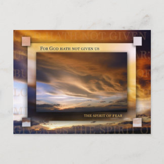 Carte Postale Puissance, amour et un esprit sain