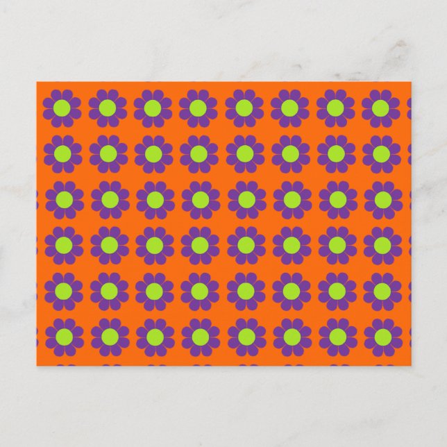 Carte Postale Puissance de fleurs personnalisable (Devant)