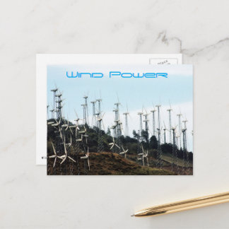 Carte Postale Puissance éolienne