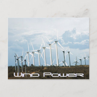 Carte Postale Puissance éolienne