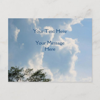 Carte Postale Puissant nuages blancs Nature