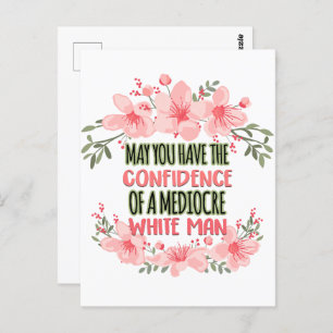 Carte Postale Puissiez-vous avoir la confiance d'un Blanc médioc