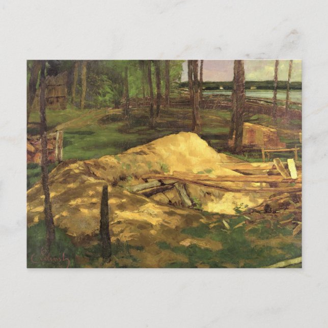 Carte Postale Puits de sciure, 1876 (Devant)