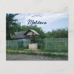 Carte Postale Puits public en Moldavie