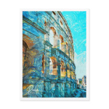 Pula Croatie Belle peinture à huile Paysage