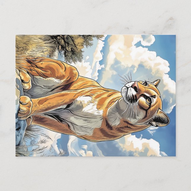 Carte Postale Puma I Couguar (Devant)