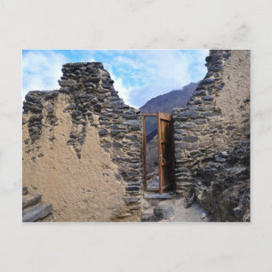 Carte Postale Pumatallis Temple Door to Inca Trail, Pérou