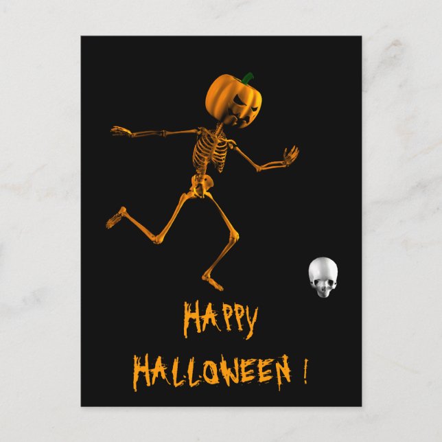 Carte Postale Pumpleton jouant au football (Devant)