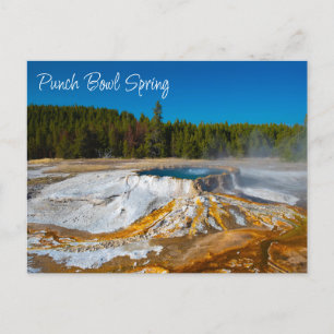 Carte Postale Punch Bowl Spring Yellowstone National Park