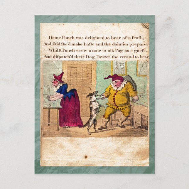 Carte postale Punch & Judy Story Plate II (Devant)