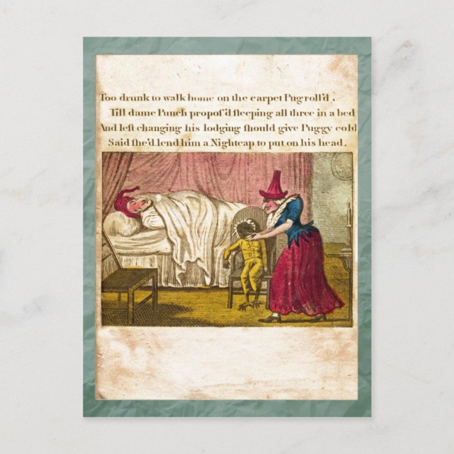 Carte postale Punch & Judy Story Plate IV (Devant)