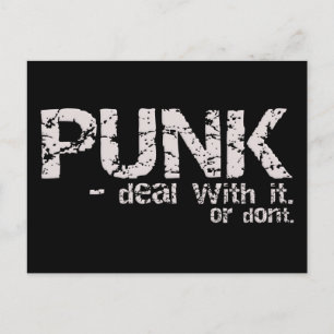 Carte postale PUNK