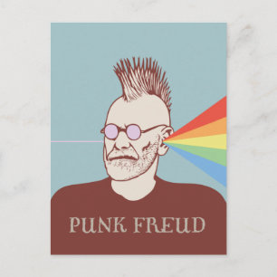 Carte Postale Punk Freud