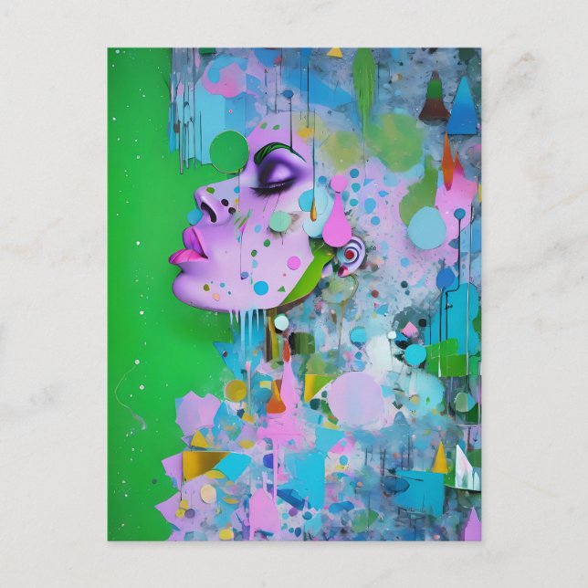 Carte Postale Punk - Ken Gage Surreal Art (Devant)