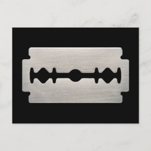 CARTE POSTALE PUNK ROCKER LAME DE RAZOR