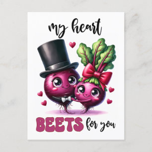 Carte Postale Punny My Heart Beets For You
