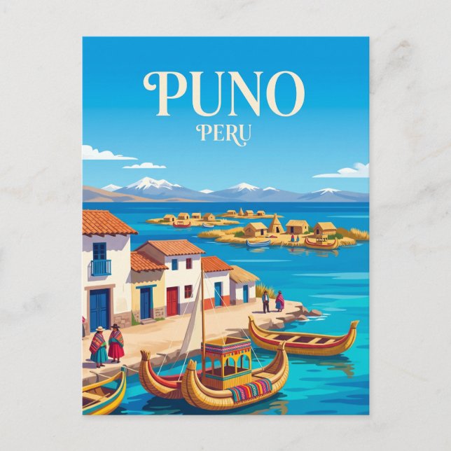 Carte Postale Puno Pérou (Devant)