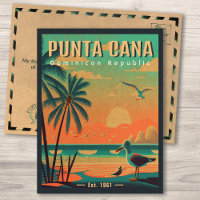 Punta Cana DR Retro Seagull Souvenir 1950