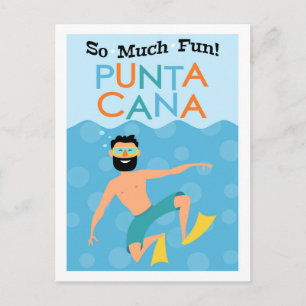 Carte Postale Punta Cana Fun Hipster Travel
