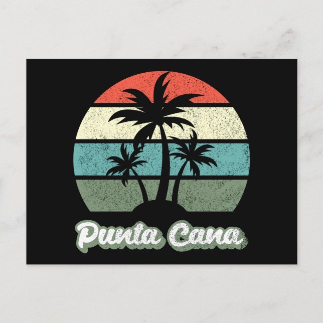 Carte Postale Punta Cana République Dominicaine Poste vacances f (Devant)