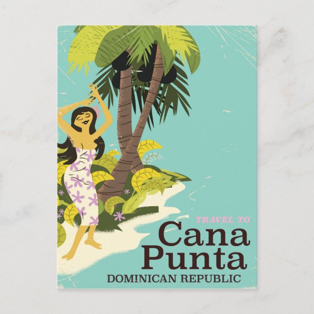 Carte Postale Punta Cana République Dominicaine poster Voyage (Devant)