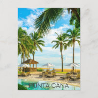 Punta Cana République Dominicaine Travel Art Vinta
