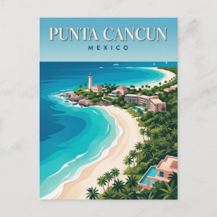 Carte Postale Punta Cancun Mexique