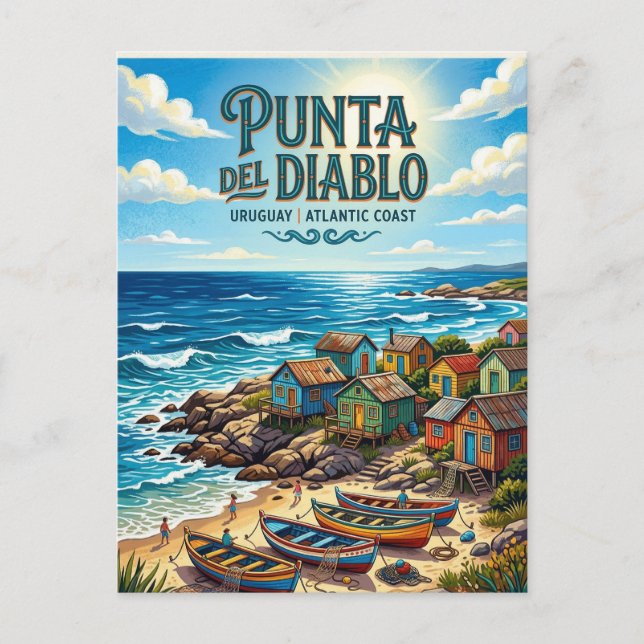Carte Postale Punta del Diablo (Devant)