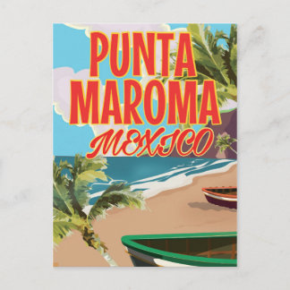 Carte Postale Punta Maroma Beach Mexique affiche voyage