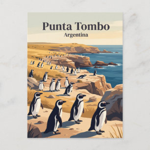 Carte Postale Punta Tombo Argentine