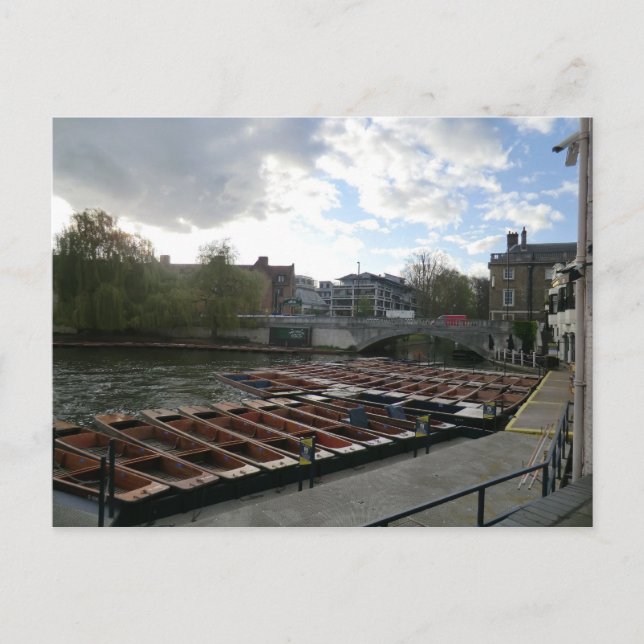 Carte Postale Punts sur la rivière Cam à Cambridge (Devant)