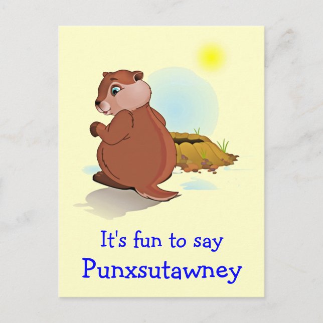 Carte postale Punxsutawney (Devant)