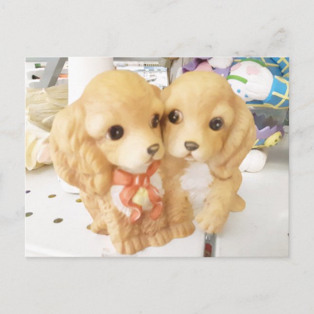 Carte Postale Puppy Duo (Devant)