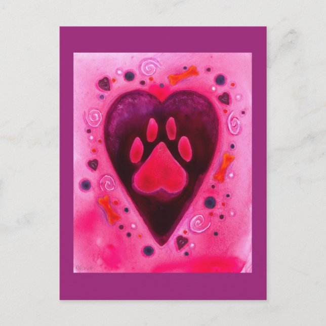 Carte postale "Puppy Love" (Devant)