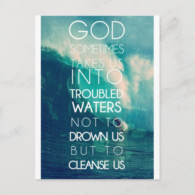 Carte Postale purifier l'âme et le coeur (Devant)