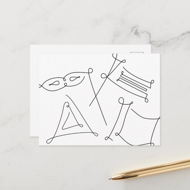 Carte Postale Purim (homonymie) (Devant/Arrière en situation)