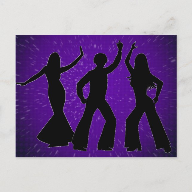 Carte Postale Purple Disco (Devant)