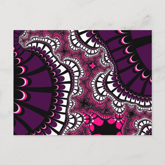 Carte Postale Purple et rose (Devant)