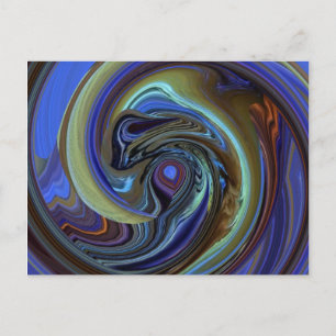 Carte Postale Purple N Gold Dream Catcher PostCard