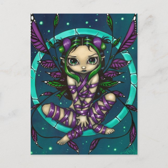 Carte postale "Purple Ribbon Fairy" (Devant)