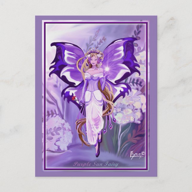 Carte Postale Purple Sun Fairy (Devant)