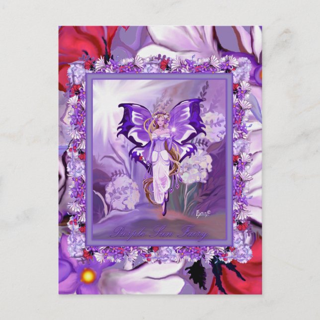 Carte postale Purple Sun Fairy (Devant)