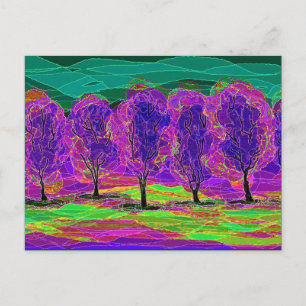 Carte Postale Purple Trees par Mark Edward Westerfield