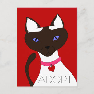 Carte postale Purr-fect Moira ADOPT