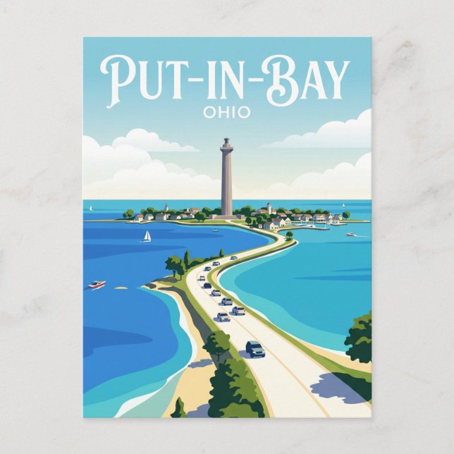 Carte Postale Put-in-Bay États-Unis (Devant)