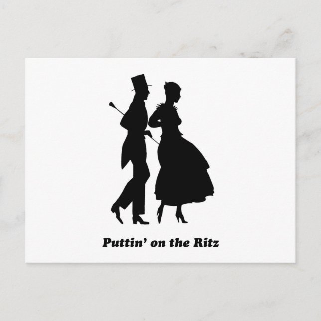 Carte Postale Puttin' on the Ritz (Devant)